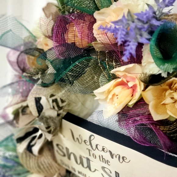 Funny front door Wreath - Picture 3 of 16